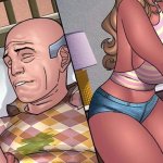 Pervert old man wants to cum on hot maids pretty face Porn comics