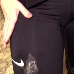 bitch in sport cloths training for a good blowjob with lots of saliva