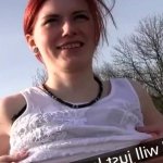 PublicAgent Cash tempts her to fuck a stranger