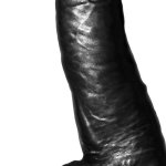 Falcon BBC Big Black Cock Phat Boy Realistic Dildo Black 10 Inch