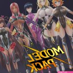 SmutBase Action Taimanin Model Pack