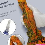 10.43in Big Dragon Monster Silicone Dildo For Anal Vaginal Fucking