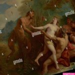 Pan and Syrinx 1722-1724. Additional Info: As told by the Roman poet Ovid in the Metamorphoses the lusty satyr Pan eagerly pursued the wood nymph Syrinx. Guarding her virtue she ran until