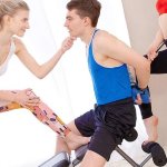 Hard workout ends with hard sex