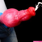 Realistic Big Knot Dildo Anal Plug Inflatable Squirting Ejaculating Cock Sex Toy