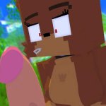 POV Bia making that hose shoot Minecraft loads