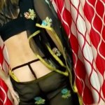 Big Cock Shacking while watching her Sexy Saree Strip Tease and Ass Show.