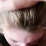 Submissive Wife gets rough throat fuck and cum in mouth