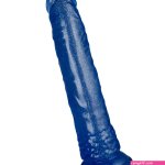 Baseks Glitter Dildo met Zuignap 205 cm