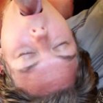 submisive slut sucks balls after deepthroat facefuck