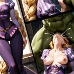 Princess Rapunzel Gives Blowjob To Violet Parr Hentai AI Porn