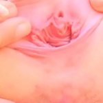 Sexy teen brunette amateur Mya stretch her pussy wide open outdoor and enjoy strong climax