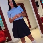 Video porno de una estudiante uniformada