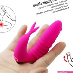 EXVOID Silicone G-spot Finger In Red