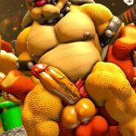 Bowser fucks himself