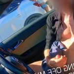 FIT GIRLS IN A PUBLIC PARKING LOT: they cant stop to watch my hard cock exposed Pornhex