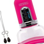 Lux Fetish Rechargeable 4 Function Auto Pussy Pump with Clit Stimulator