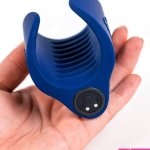 Solo Silicone Male Vibrator and Masturbation Sex Toy with Grip