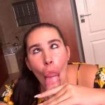 POV Dirty Talking Slut Milks Cock Twice in a Row Cum Swallow and Facial