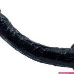 Huge Black Dildo Butt Plug