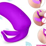 9 Speed Silicone Waterproof Rechargeable Clitoris Vagina Penis Stimula