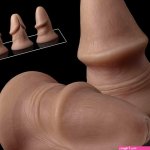 19 x 85 cm Dildo Realista XXL para Estimulacin Anal de Prstata Consolador Enormes Realisticos con Glande Cnico y Surco Coronal Elevado Sex Toys Bronce para Hombre Gay Mujer : Amazon.es: Salud