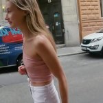 Blonde Hungarian Teen Gets Creampied by American Cock