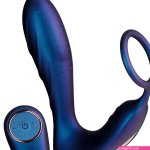 Hueman Black Hole Anale Vibrator met Penisring