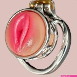 The Pussy Ring Chastity Cage