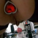 Pantalones especiales gym y butt plug para un mejor entrenamiento Casi atrapado por personal del hotel
