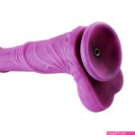 Fantasy Horse Dildo KlicLok en Zuignap 27 CM Paars