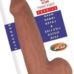 Realistic Thick Girth Dildo Suction Cup Dong Lifelike Skin Bendable Uncut Cock