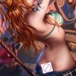 Nami One Piece Big Boobs Hentai Anime Sexy Nude Lady Print Canvas HD Poster Living Room Bedroom Home Handing Picture NSFW Trang tr ni tht