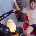 Cat burglar Amia Miley makes him fuck her wet pussy
