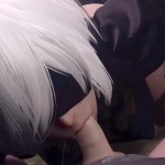 Nier 2B Blowjob Cam3 4K Bewyx