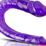 Doppeldildo Voor Vrouwen 30cm Realistische Dubbele Dildo Violett Flexibel TPE G-Punt Stimulatie 100 Waterdicht Dildo Anale Penetratie Zacht Seksspeeltje Mannen Vrouwen FOPS D28 : Amazon.nl: Gezondheid persoonlijke verzorging