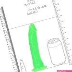 Slanke realistische dildo met zuignap