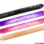 Double Ended Dildo Sex Toy. Realistic veined huge 17 inch Duo.