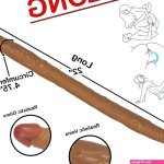 22 Realistic Extra Long Thick Double Ended Dildo Anal Sex Toy for Women