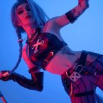 Model Zirael Rem ziraelrem in cosplay Jinx from League Of Legends