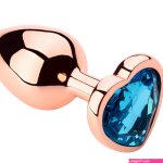Heart shape Anal Plug Medium Rose Gold
