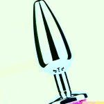 Sieraden anale buttplug met metaaldetector