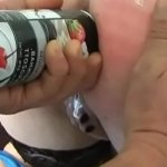 Whipped cream enema and anal dildo fuck