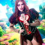 Katerina Deville in Ever After The High Lizzie Hearts A XXX Parody at VR Cosplay X