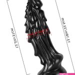 13 Inch Zwarte Reusachtige Dildo Draak