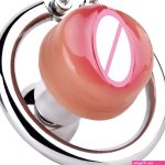 Adult Male Negative Chastity Device Lock with Silicone Pussy Vagina Bondage can be Removed Flat Penis cage Stainless Steel Cock Ring FK-412 ring 50mm red : Amazon.ca: Health Personal Care