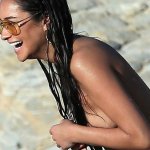 Shay Mitchell Goes Topless at the Beach in Greece: Photo 3923567