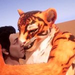 Furry domination animation tiger suit