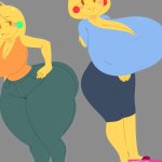 introducing the Emoji Milf Sisters!!! Sandra the Huge Boobs Mommy! and.. Landra the Huge AssButt Mommy!