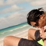 Blowjob on the public beach